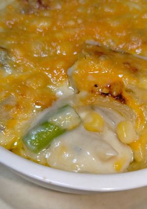 アスパラ鶏肉コーンしめじ玉葱のグラタン-レシピのメイン写真