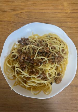 イワシの缶詰入りペペロン納豆チーノ-レシピのメイン写真
