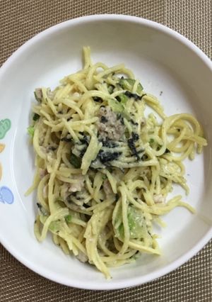 【保育園給食】豚しゃぶパスタ-レシピのメイン写真