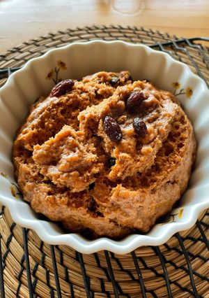 シナモンレーズン蒸しパン-レシピのメイン写真
