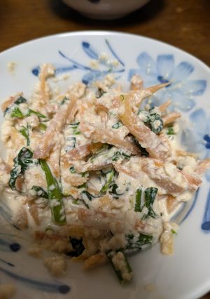 柿とほうれん草の白和え-レシピのメイン写真