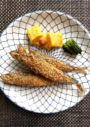 まるごと美味しい　鰯胡麻衣揚げ-レシピのメイン写真