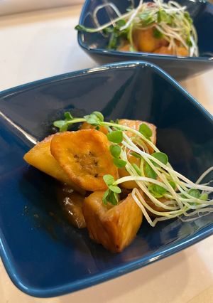青バナナの煮っころがし-レシピのメイン写真