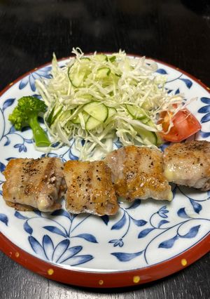 簡単　豚バラの大葉のチーズ巻き-レシピのメイン写真