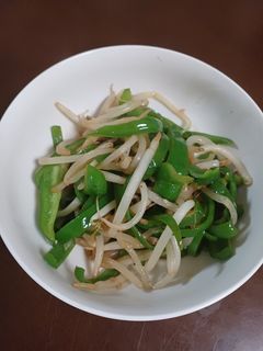 ピーマンともやしの焼肉のたれ炒め-レシピのメイン写真