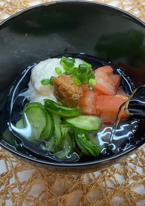 トマトと胡瓜の滋養冷汁-レシピのメイン写真