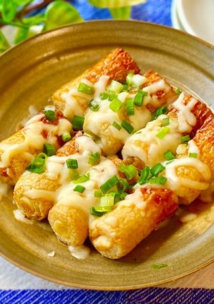 長ネギinちくわの☆簡単てりやきチーズ-レシピのメイン写真