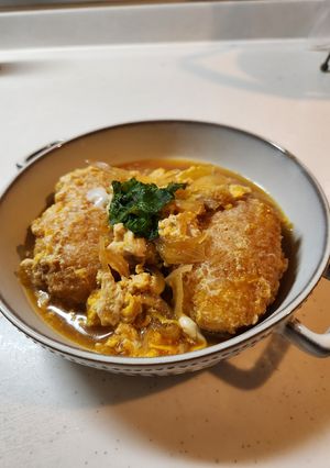 とろ～っポテトコロッケのたまごとじ煮-レシピのメイン写真