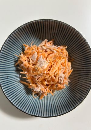 にんじん1本消費♪ツナマヨ昆布だしサラダ-レシピのメイン写真
