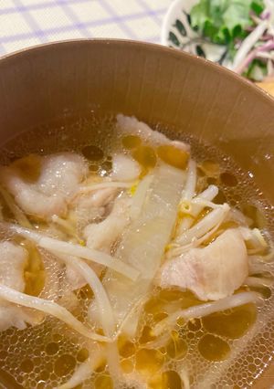 豚バラの塩スープ-レシピのメイン写真
