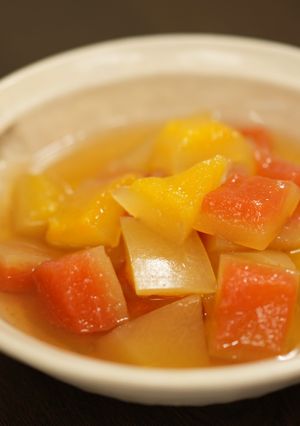 スイカの皮の煮物-レシピのメイン写真