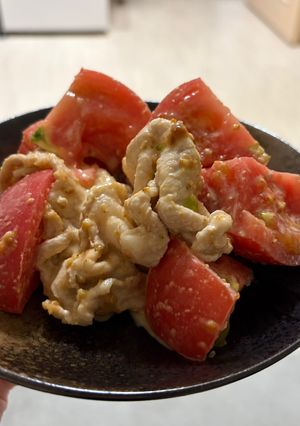ゴマだれぶたしゃぶトマト-レシピのメイン写真