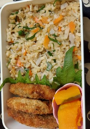 しらすとれんこんの玄米チャーハン-レシピのメイン写真