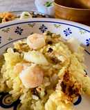 和風パエリア＊塩麹＊鍋・炊飯器 お焦げ