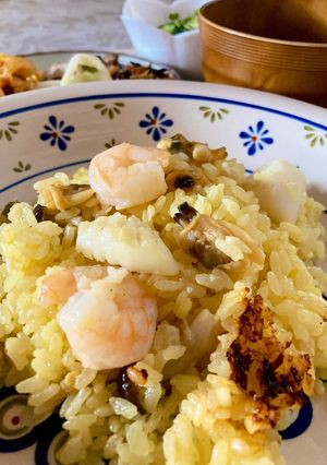 和風パエリア＊塩麹＊鍋・炊飯器 お焦げ-レシピのメイン写真