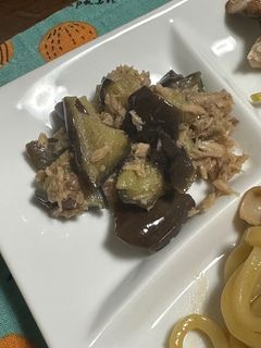 ツナとナスのかんたん煮-レシピのメイン写真