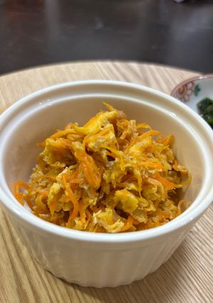 塩麹だけで美味しい！にんじんしりしり-レシピのメイン写真