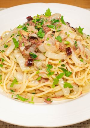 コンビーフと白菜のパスタ-レシピのメイン写真