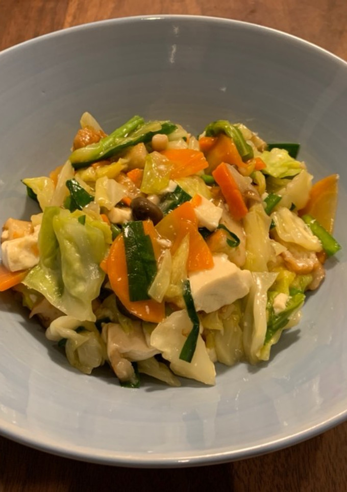 お豆腐とお野菜のクタクタ炒め-レシピのメイン写真