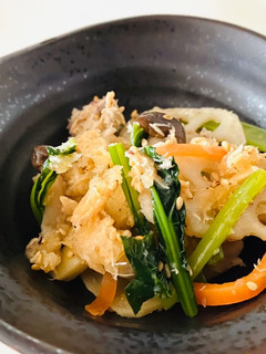 サバ缶で☆サバと野菜のみぞれ和え-レシピのメイン写真