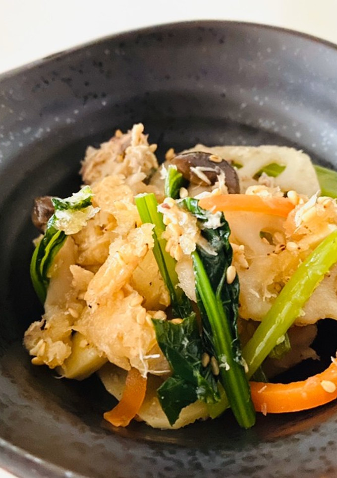 サバ缶で☆サバと野菜のみぞれ和え-レシピのメイン写真