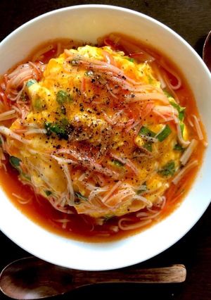 フライパン１つで◎カニカマ天津飯-レシピのメイン写真