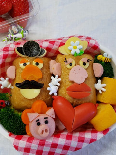 ポテトヘッドキャラ弁-レシピのメイン写真