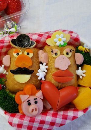 ポテトヘッドキャラ弁-レシピのメイン写真