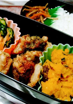 竹輪の磯辺揚げと作り置き総菜のお弁当-レシピのメイン写真