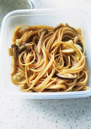 鍋キューブのレンジでパスタ-レシピのメイン写真