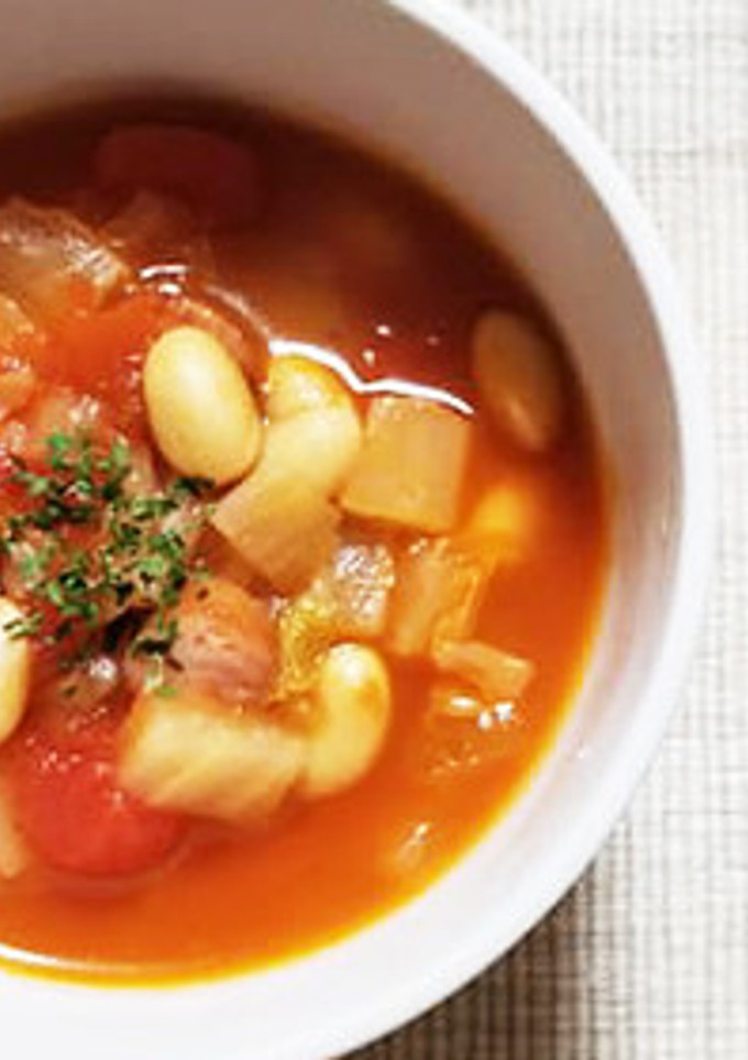 具だくさん野菜ともち大豆のトマトスープ-レシピのメイン写真