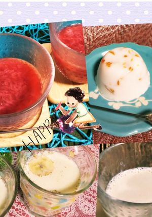 寒天レシピまとめました☆今のところ7種類-レシピのメイン写真