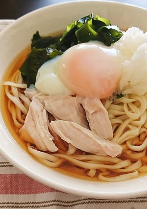 昼食に♪楽々おろしうどん-レシピのメイン写真