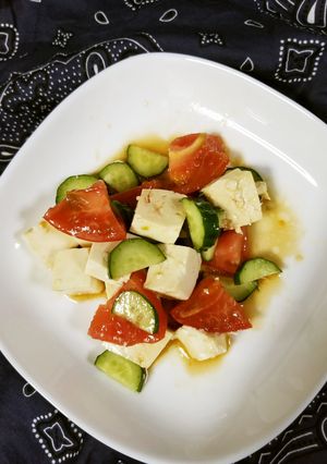 保育園給食★豆腐サラダ-レシピのメイン写真