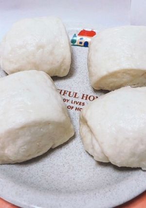 蓋付鍋だけ蒸し器いらず♪マントウ-レシピのメイン写真