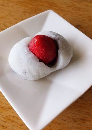 豆大福 いちご-レシピのメイン写真