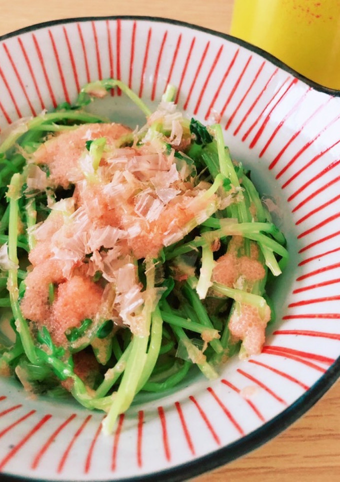 豆苗とたらこの和え物♥-レシピのメイン写真