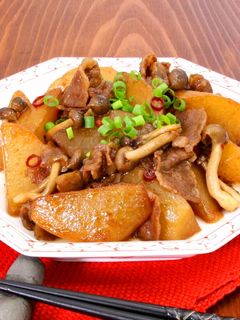 大根と牛肉のピリ辛中華煮 中華たれ黄金比-レシピのメイン写真