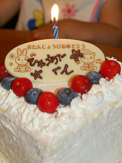 ケーキ型がなくてもOK!な誕生日ケーキ-レシピのメイン写真