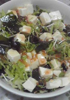 簡単♪美味しい♪お豆腐ｻﾗﾀﾞ-レシピのメイン写真