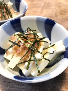 切って和えるだけ〜長芋のおかか和え-レシピのメイン写真
