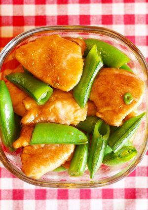 さや豆と鶏胸肉のオイスターソース炒め-レシピのメイン写真