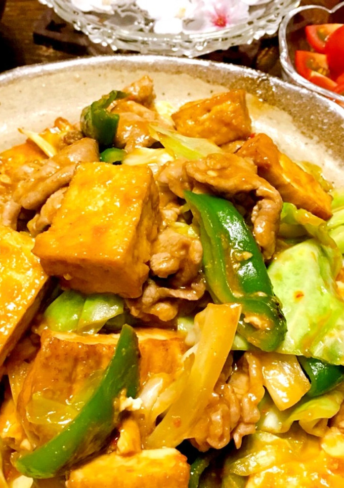 厚揚げと豚肉と野菜の味噌炒め-レシピのメイン写真