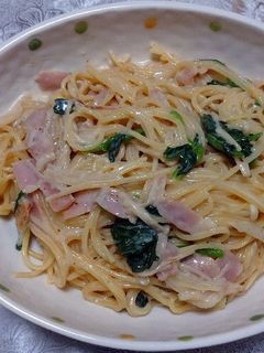 和風クリームパスタ-レシピのメイン写真