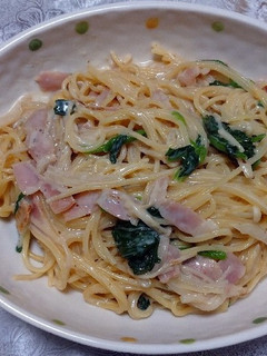 和風クリームパスタ-レシピのメイン写真