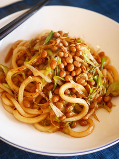 ねぎ納豆焼うどん-レシピのメイン写真
