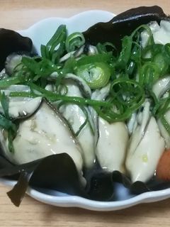 牡蠣の昆布酒蒸し-レシピのメイン写真