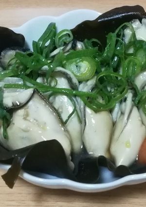 牡蠣の昆布酒蒸し-レシピのメイン写真