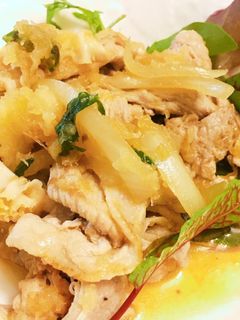 豚肉ときのこのシソ大根おろし生姜焼き-レシピのメイン写真