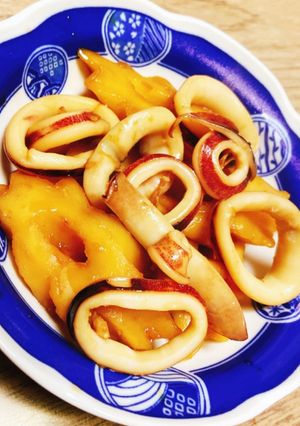 ちくわぶとイカの甘辛煮-レシピのメイン写真
